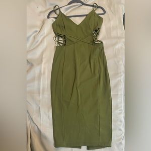 Brand-Privy Privately Privilaged/Size-Medium/ Color-Olive green